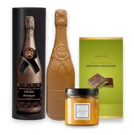 Набір Дубайський шоколад та шампанське Laviva Chocolate