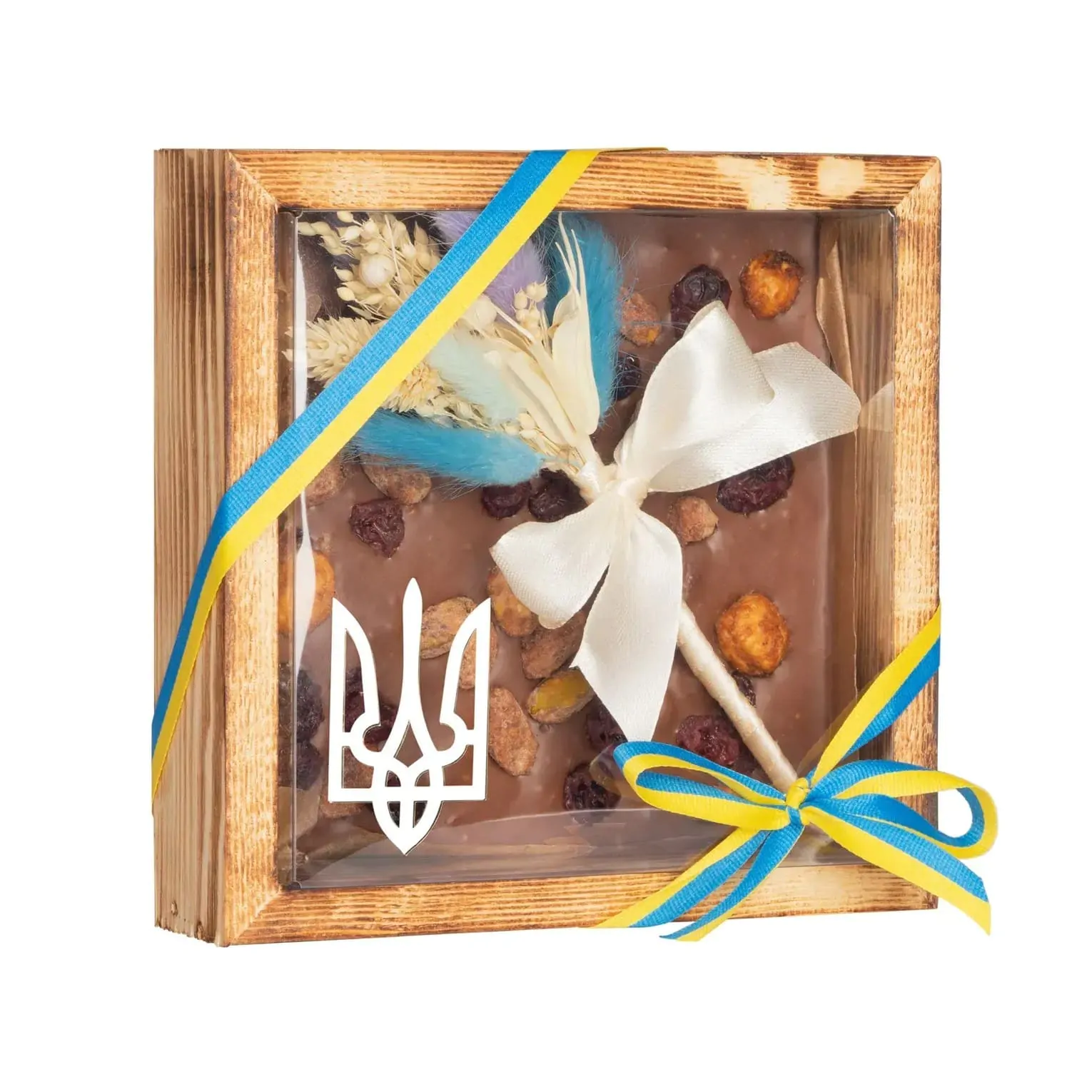 Виріб із молочного шоколаду Laviva Chocolate Mini Flower Ukraine 170г
