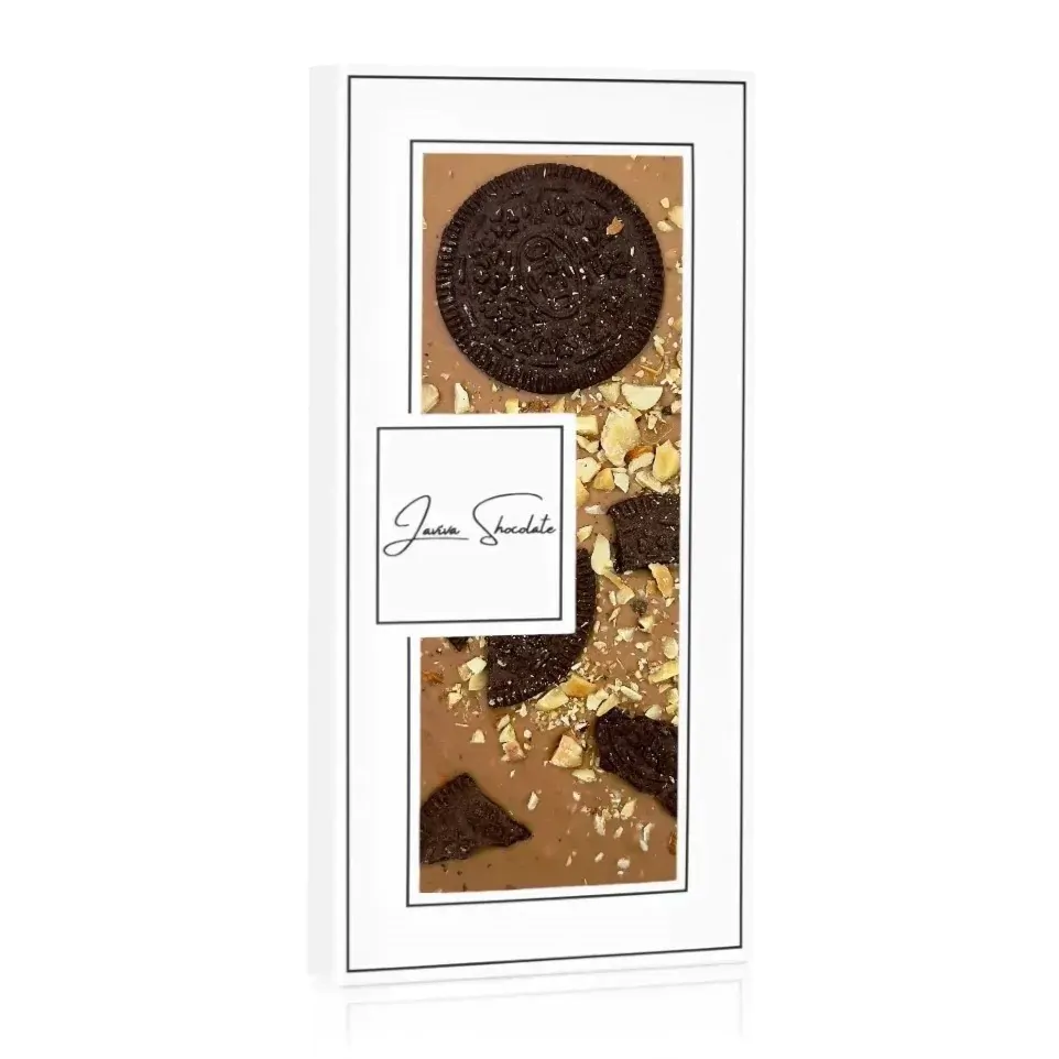 65477072316450-1 Шоколад карамельний тофу Laviva Chocolate Орео 90г - Зображення 1