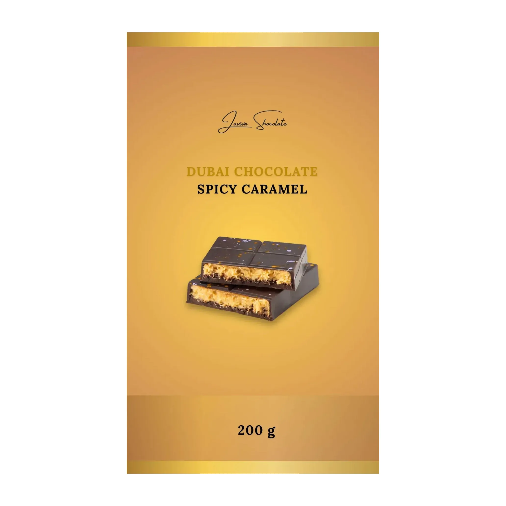 Дубайський шоколад карамель та катаїфі Laviva Chocolate 200г