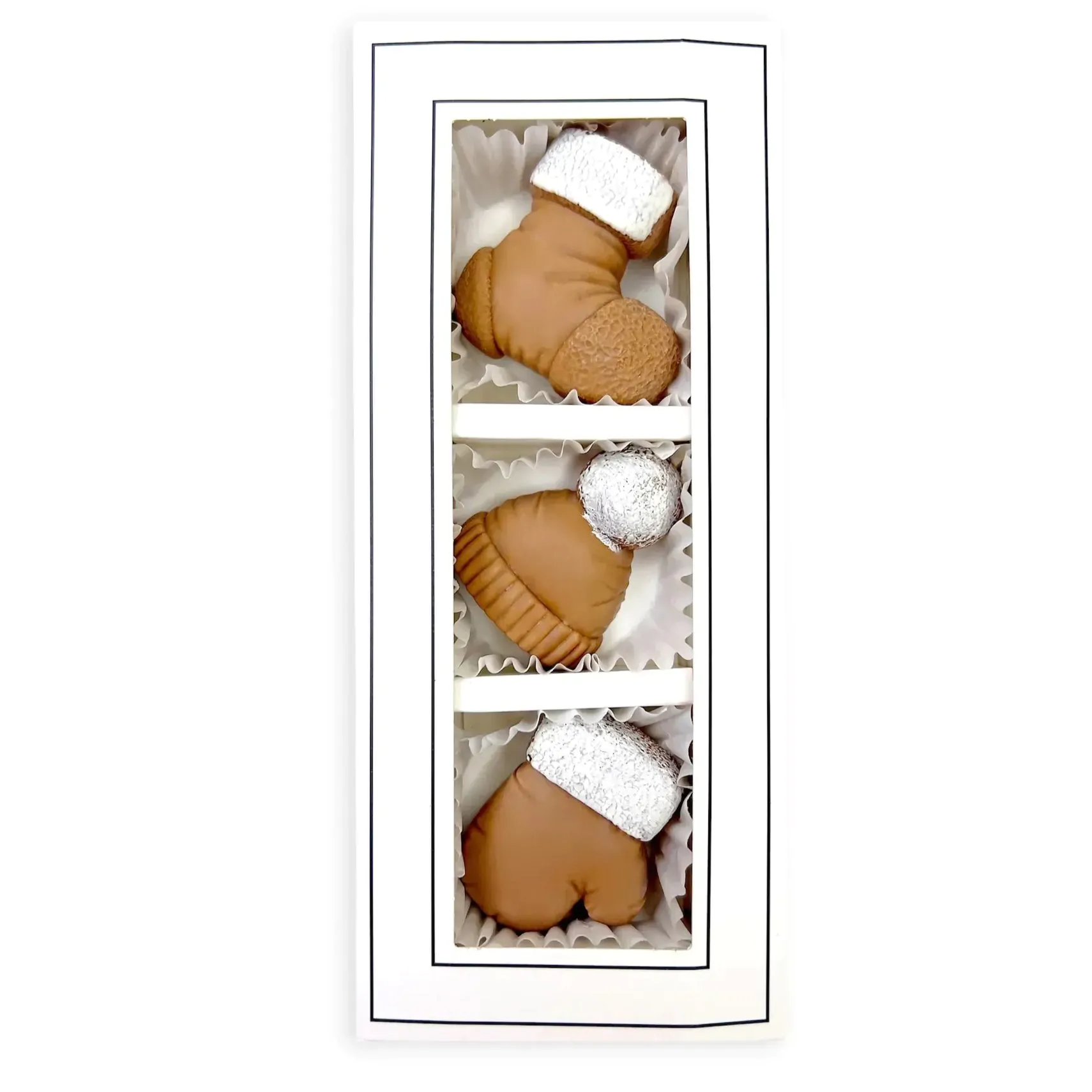 tsukerky-shokoladni-laviva-chocolate-novorichni-ihrashky-80h-13088494365964-1 Цукерки шоколадні Laviva Chocolate Новорічні іграшки 80г - Зображення 1